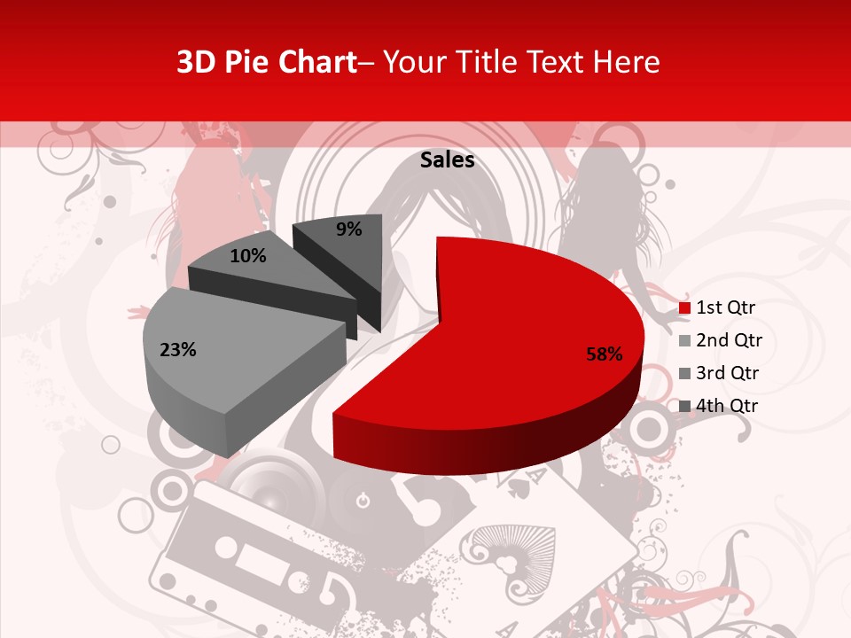 Glamors Active Black PowerPoint Template