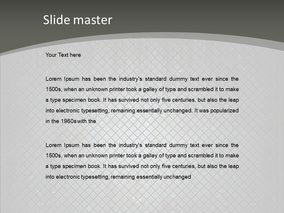 Dirty Copy Grey PowerPoint Template