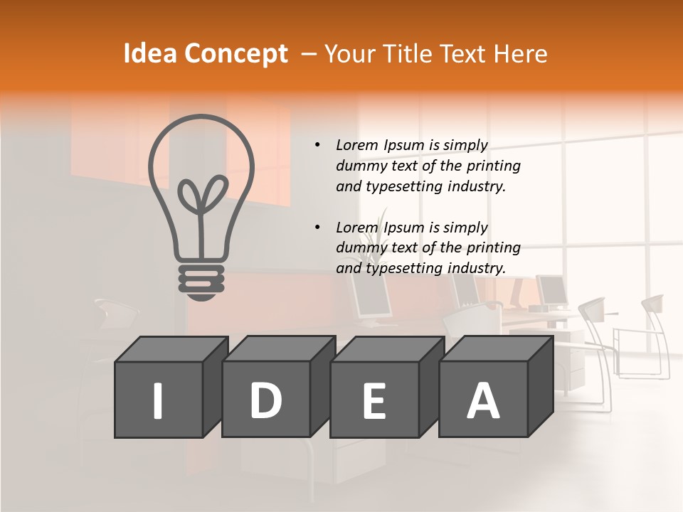 Work Flour Lcd PowerPoint Template