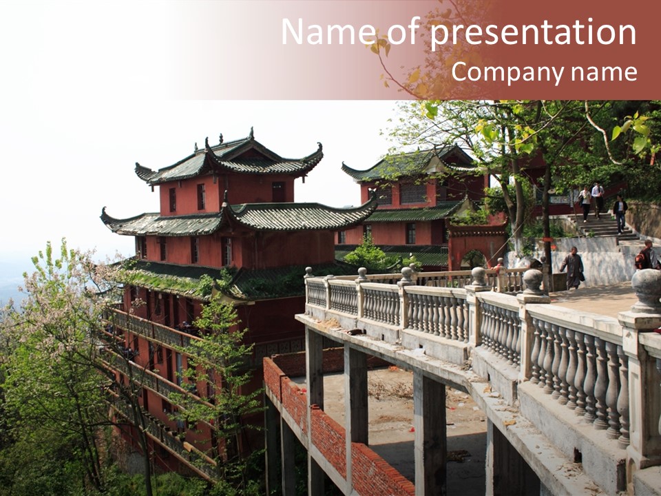 Tourism Chinese History PowerPoint Template