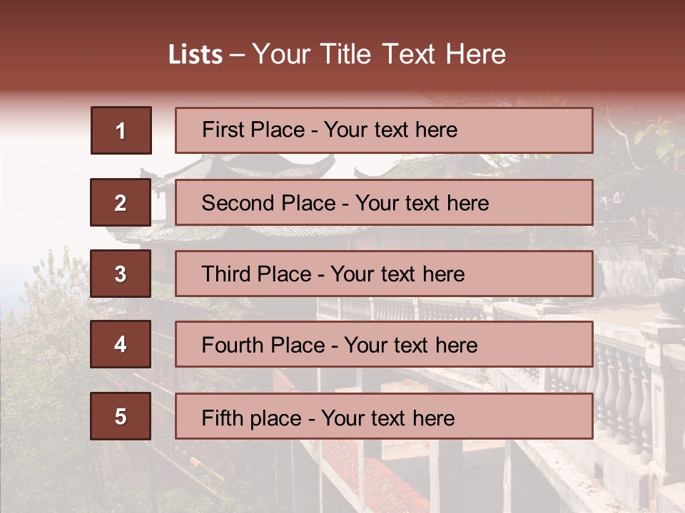 Tourism Chinese History PowerPoint Template