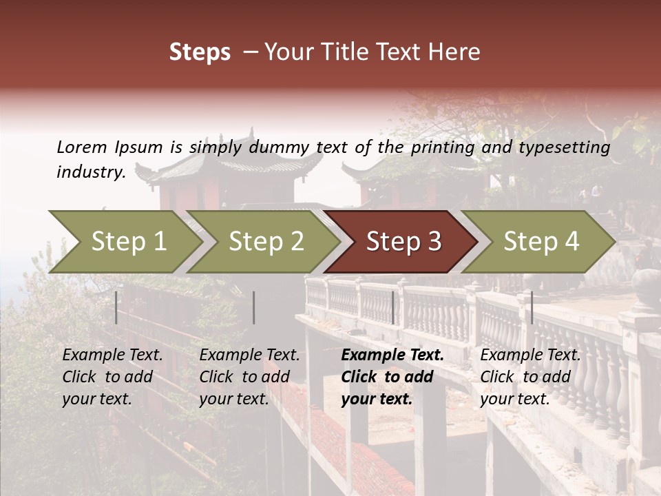 Tourism Chinese History PowerPoint Template