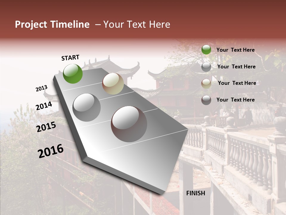 Tourism Chinese History PowerPoint Template
