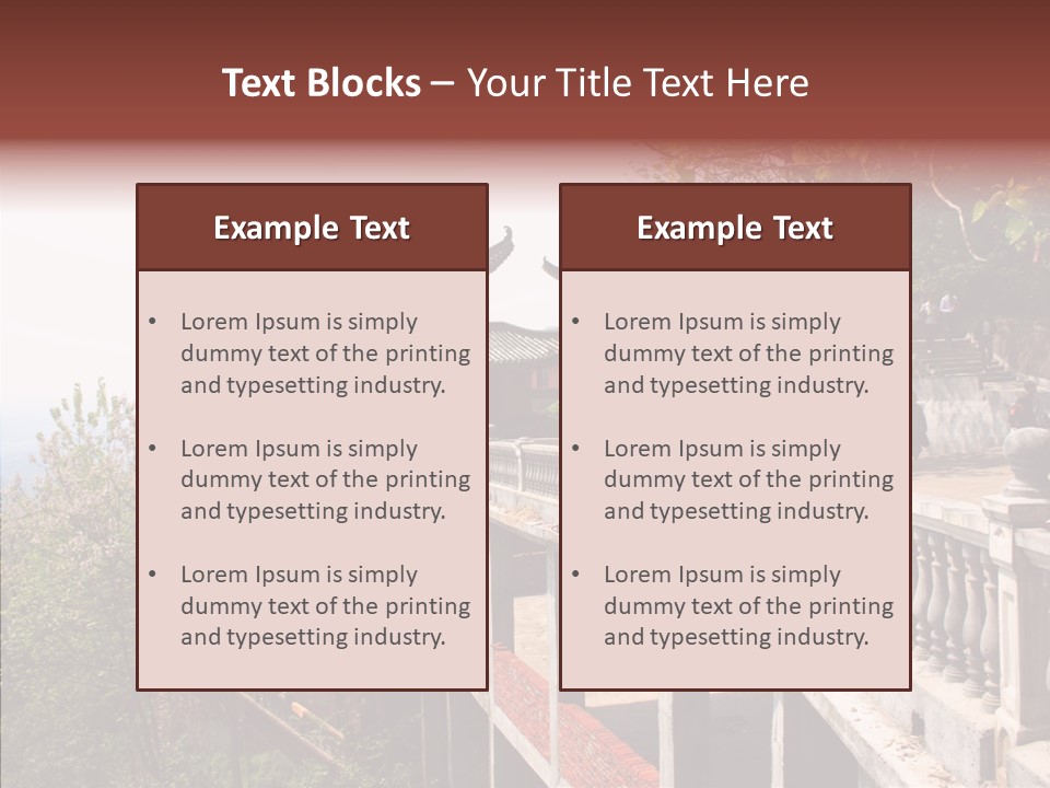Tourism Chinese History PowerPoint Template