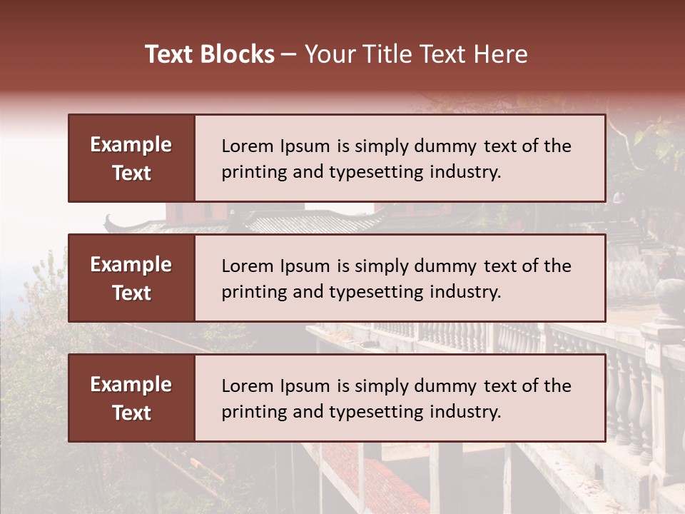 Tourism Chinese History PowerPoint Template