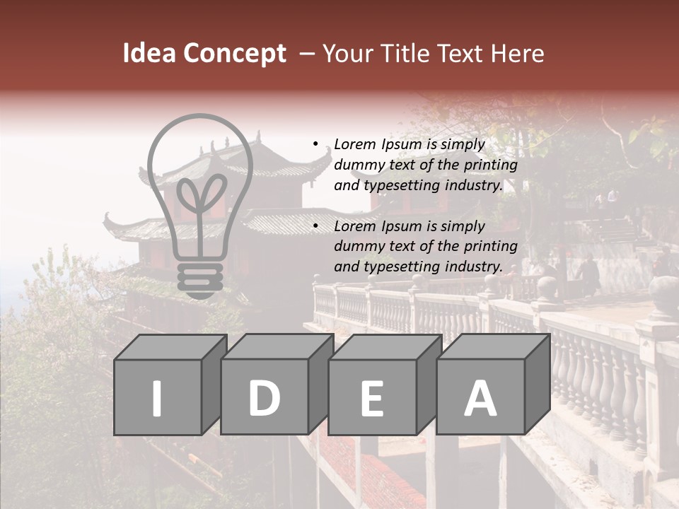 Tourism Chinese History PowerPoint Template