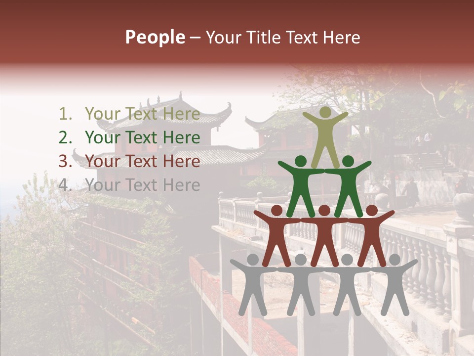 Tourism Chinese History PowerPoint Template