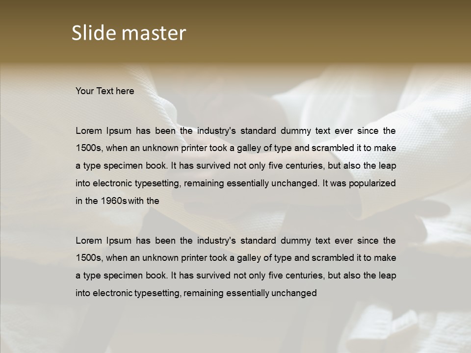 Asia Fighter Strength PowerPoint Template
