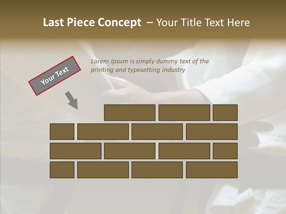 Asia Fighter Strength PowerPoint Template