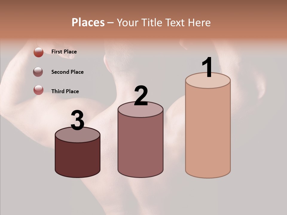 Macho Strength Guy PowerPoint Template