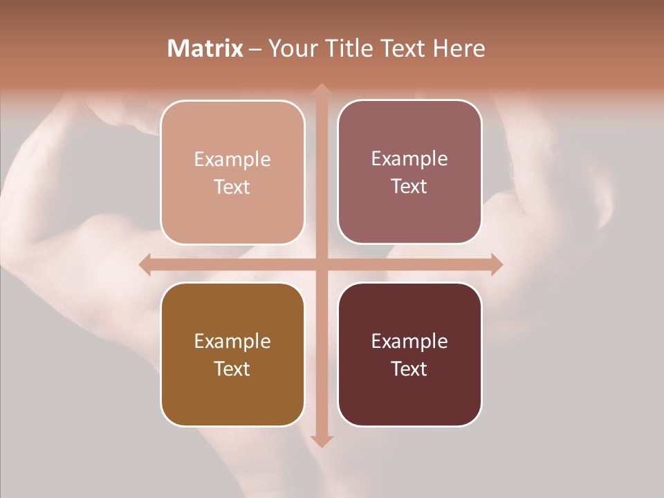 Macho Strength Guy PowerPoint Template