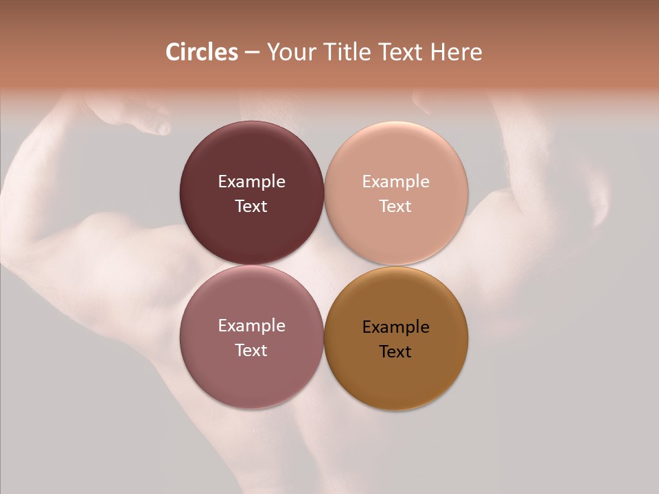 Macho Strength Guy PowerPoint Template