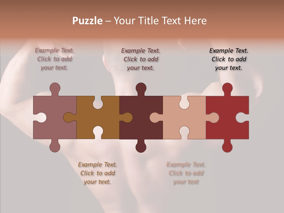 Macho Strength Guy PowerPoint Template