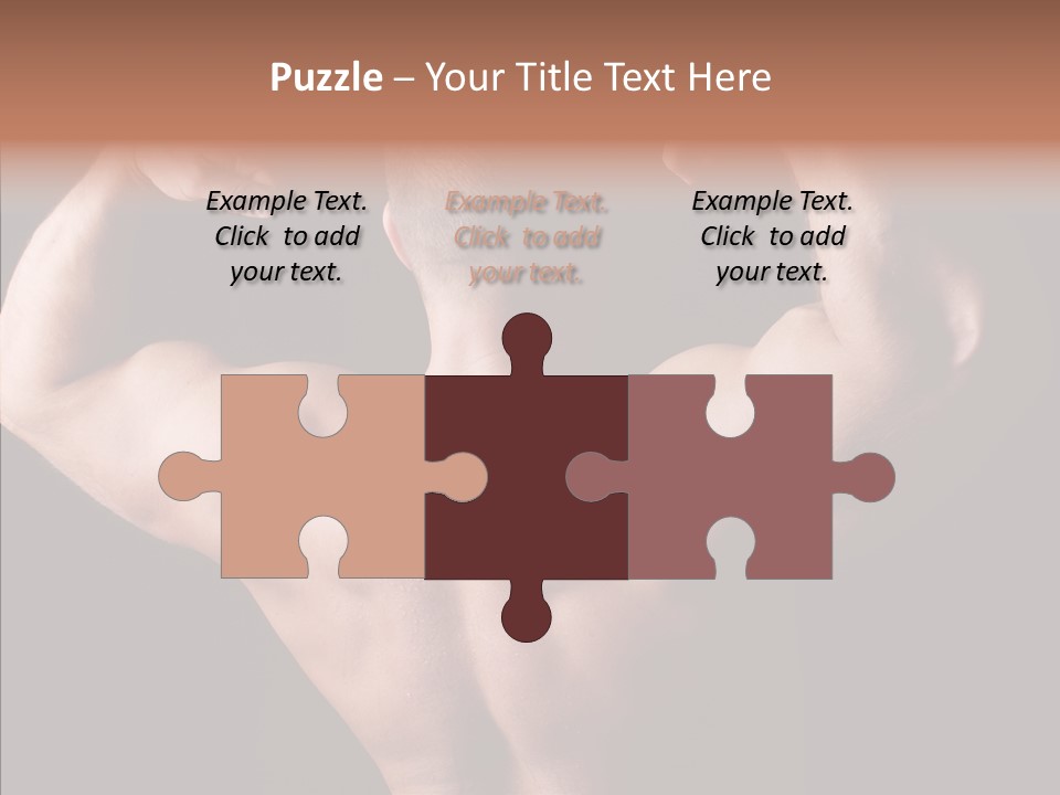 Macho Strength Guy PowerPoint Template