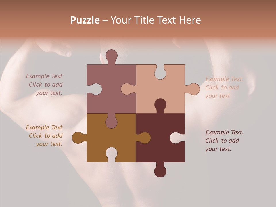 Macho Strength Guy PowerPoint Template