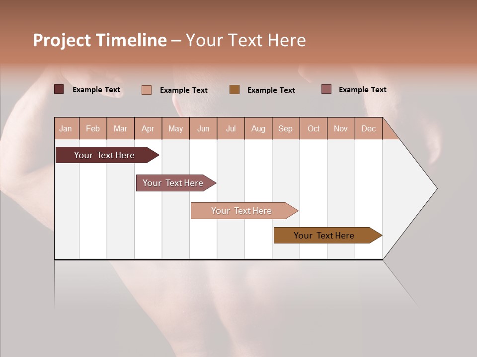 Macho Strength Guy PowerPoint Template