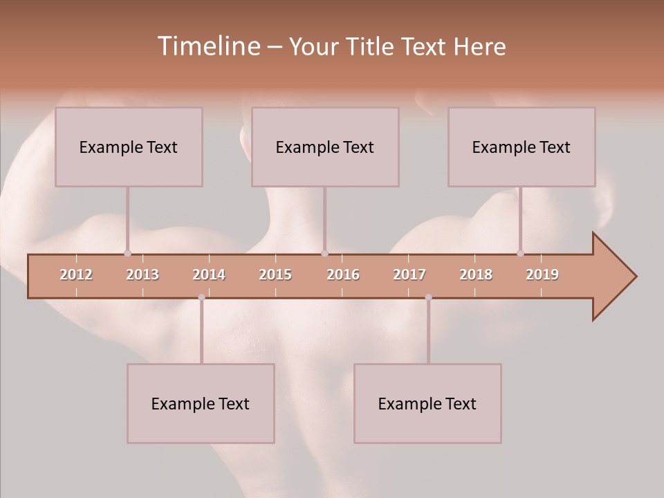 Macho Strength Guy PowerPoint Template