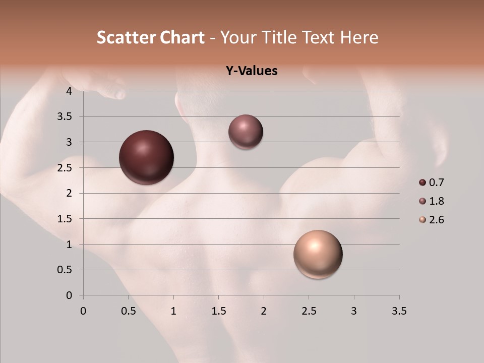 Macho Strength Guy PowerPoint Template