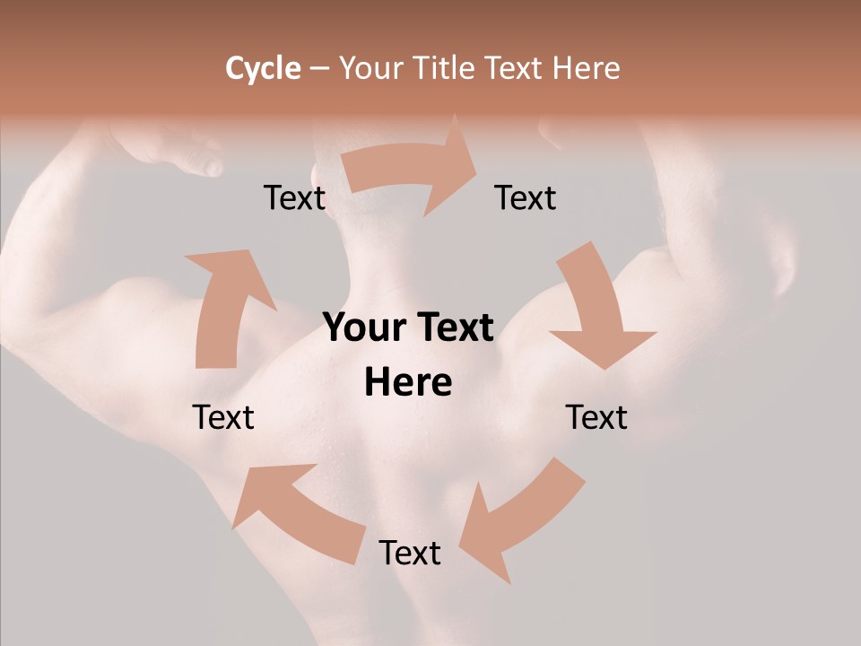 Macho Strength Guy PowerPoint Template