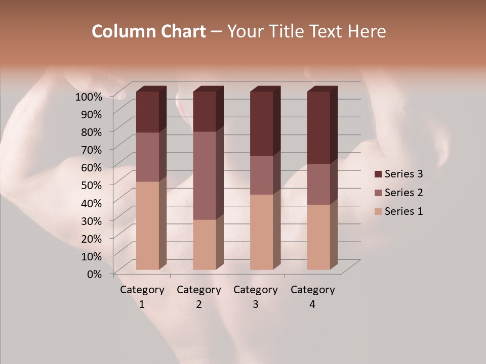 Macho Strength Guy PowerPoint Template