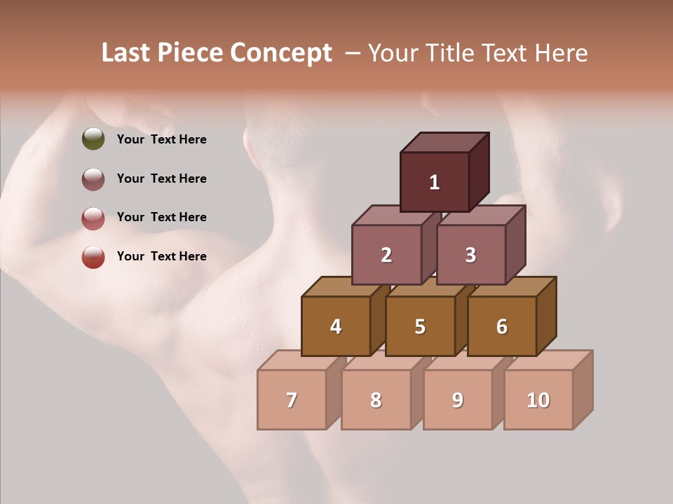 Macho Strength Guy PowerPoint Template