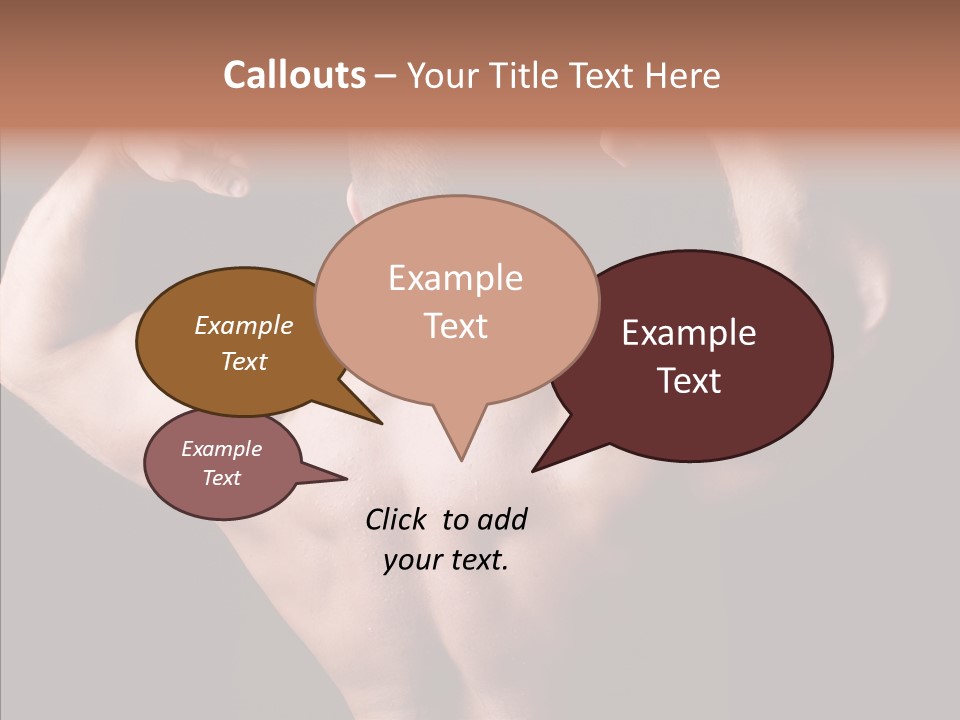 Macho Strength Guy PowerPoint Template