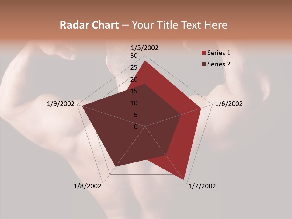 Macho Strength Guy PowerPoint Template