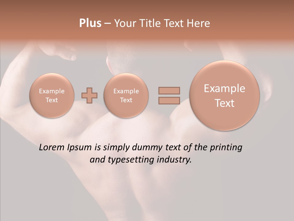 Macho Strength Guy PowerPoint Template
