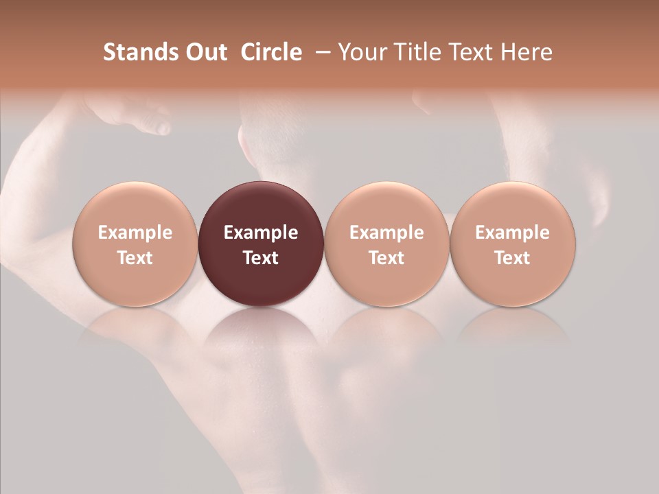 Macho Strength Guy PowerPoint Template