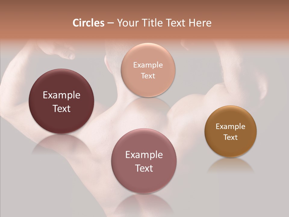 Macho Strength Guy PowerPoint Template