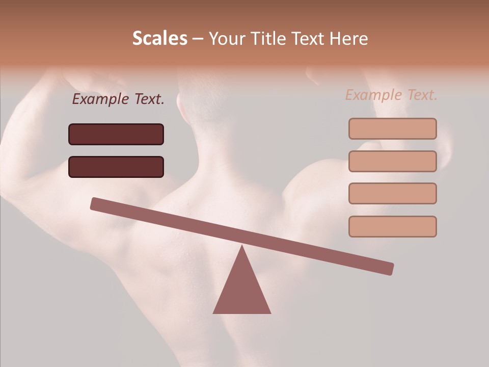 Macho Strength Guy PowerPoint Template