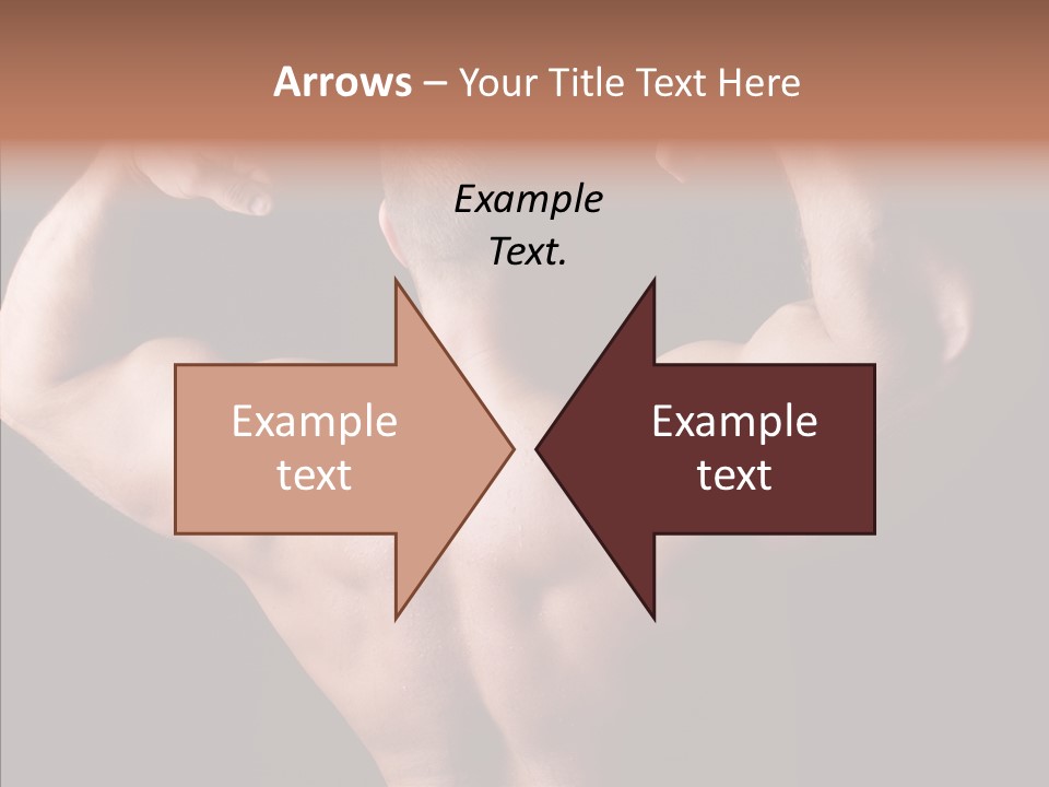 Macho Strength Guy PowerPoint Template