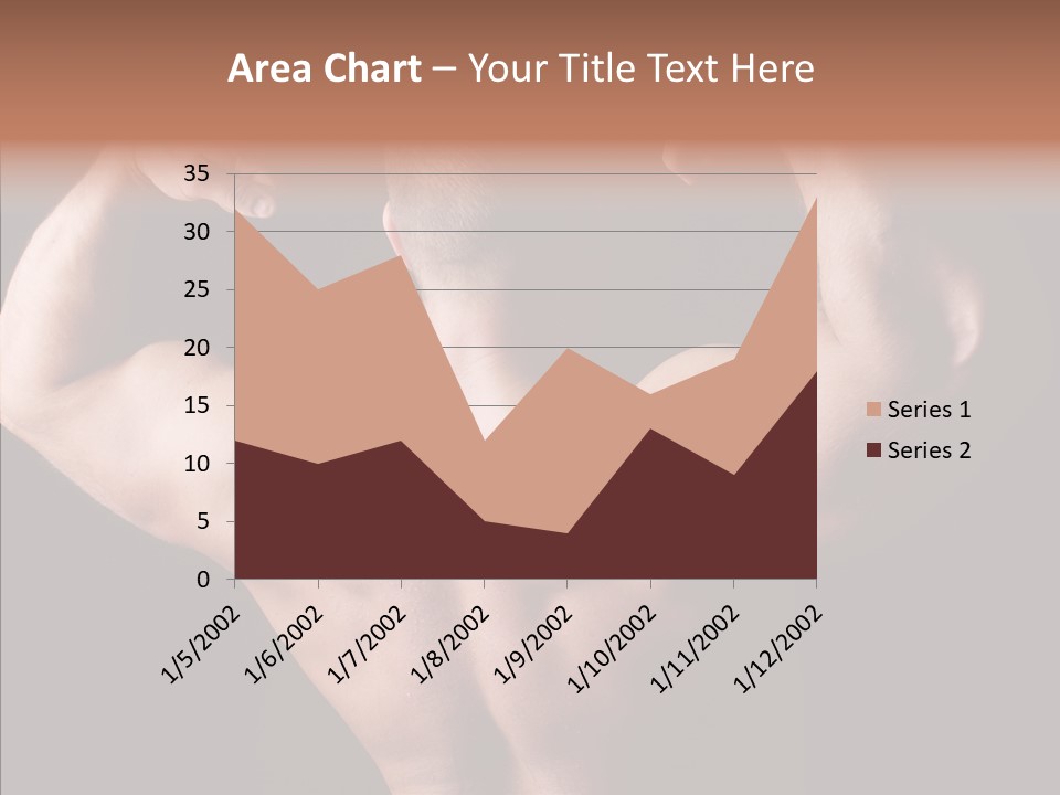 Macho Strength Guy PowerPoint Template
