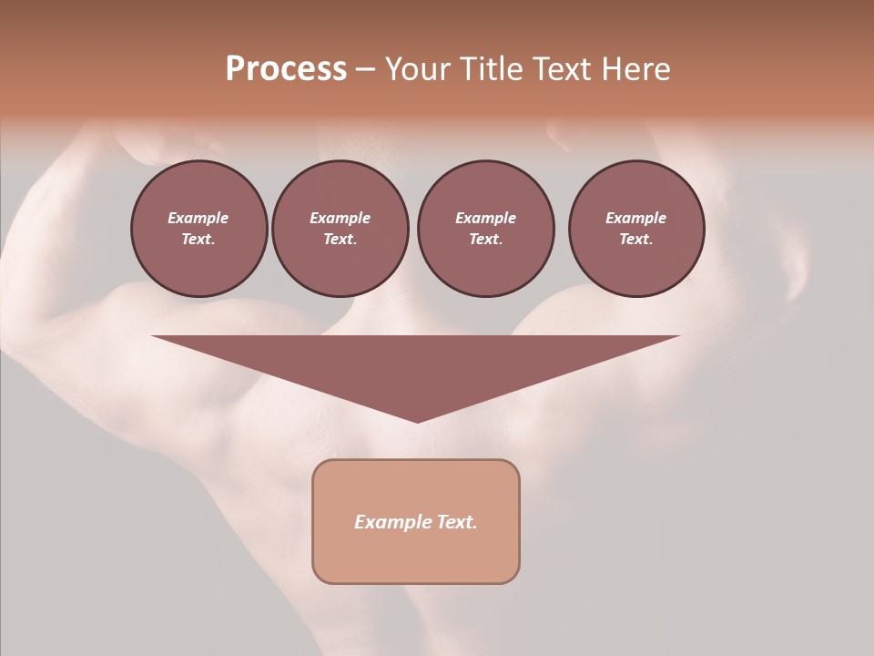 Macho Strength Guy PowerPoint Template