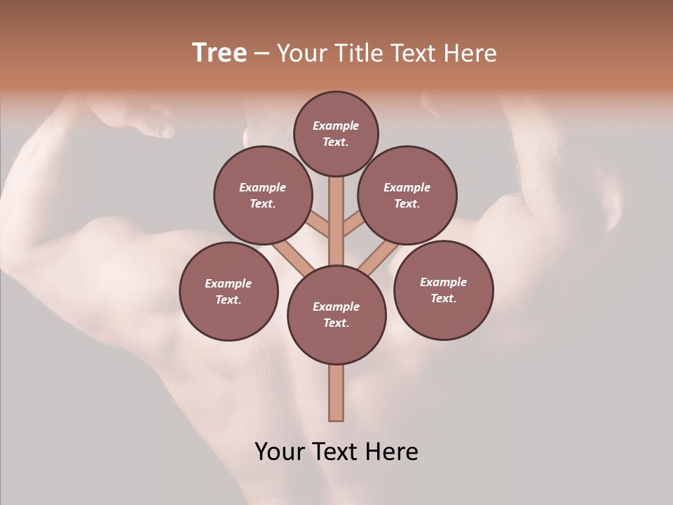 Macho Strength Guy PowerPoint Template