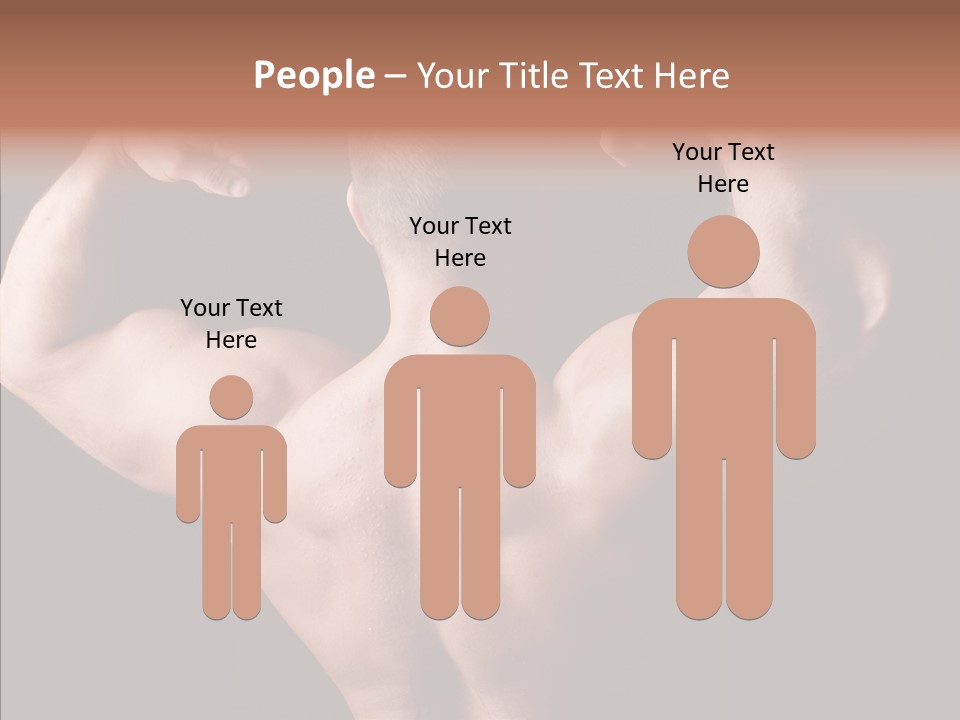 Macho Strength Guy PowerPoint Template