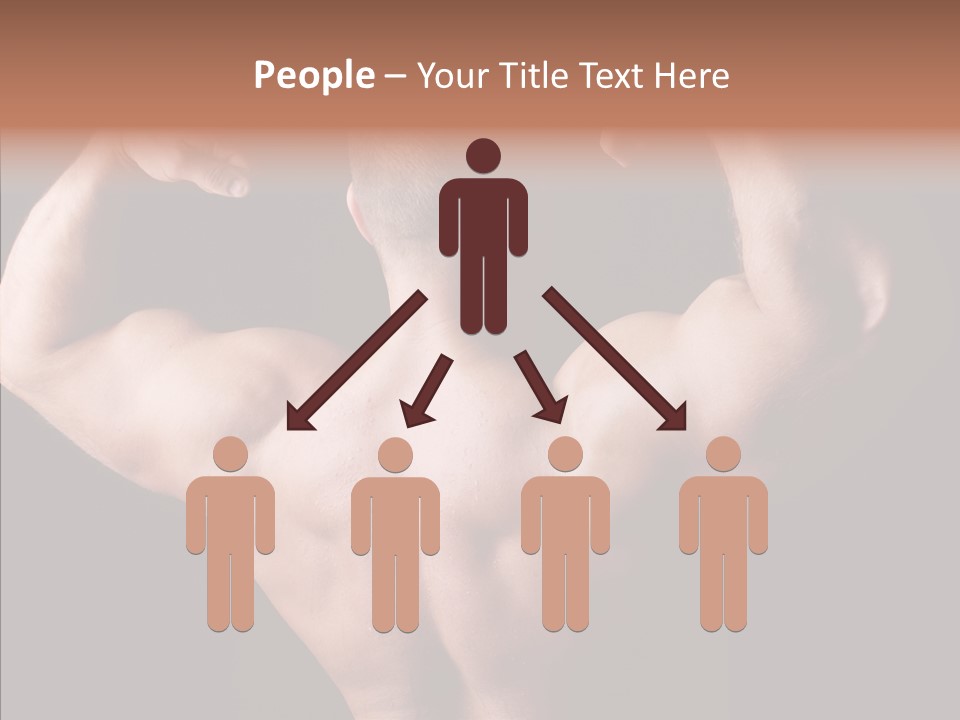 Macho Strength Guy PowerPoint Template