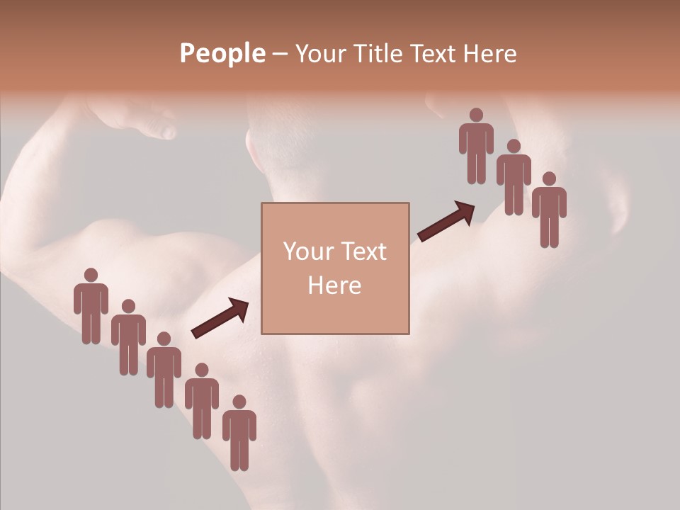 Macho Strength Guy PowerPoint Template