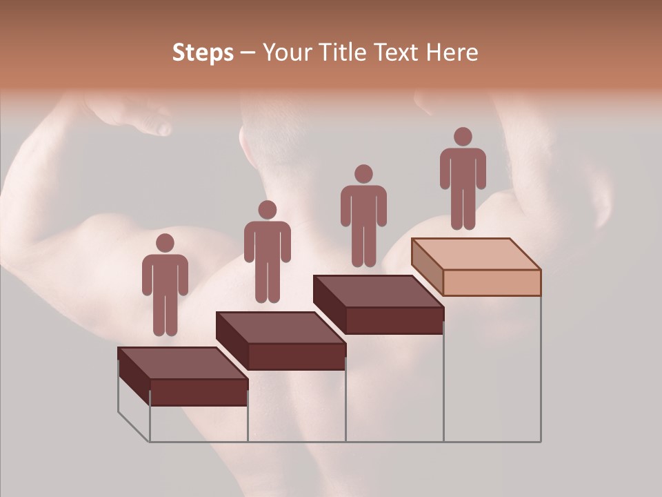 Macho Strength Guy PowerPoint Template