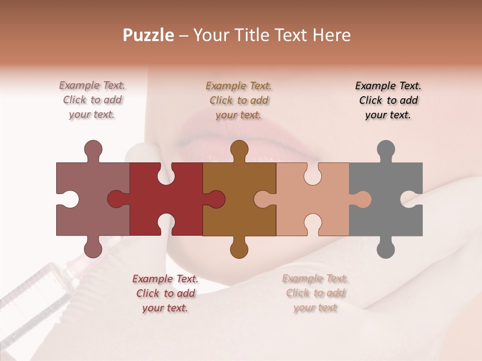 Aesthetic Lips Rejuvenation PowerPoint Template