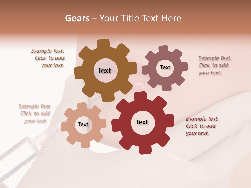 Aesthetic Lips Rejuvenation PowerPoint Template