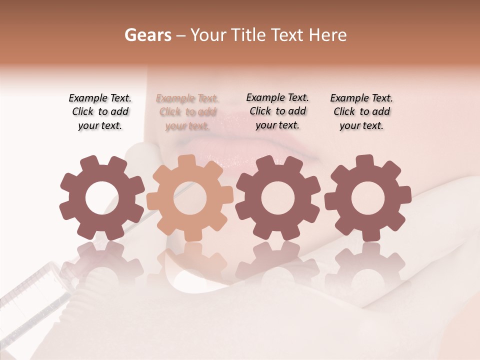 Aesthetic Lips Rejuvenation PowerPoint Template