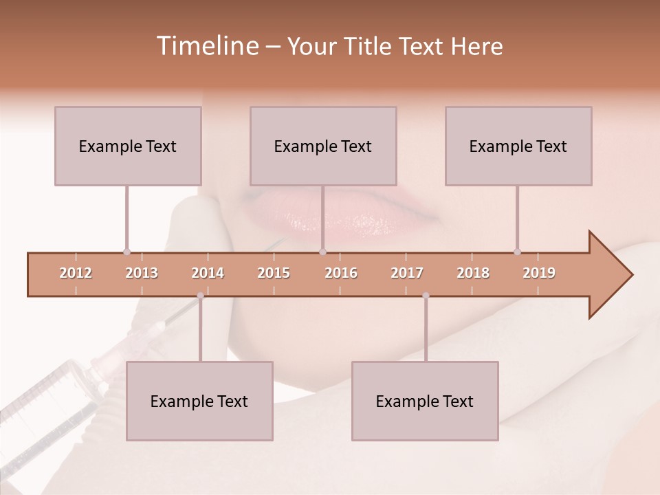 Aesthetic Lips Rejuvenation PowerPoint Template