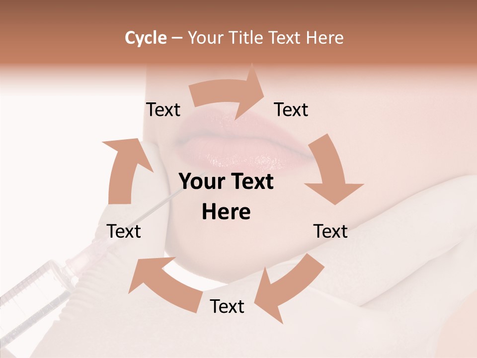 Aesthetic Lips Rejuvenation PowerPoint Template