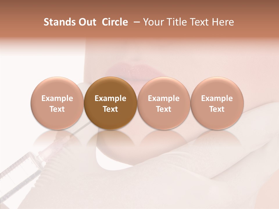 Aesthetic Lips Rejuvenation PowerPoint Template