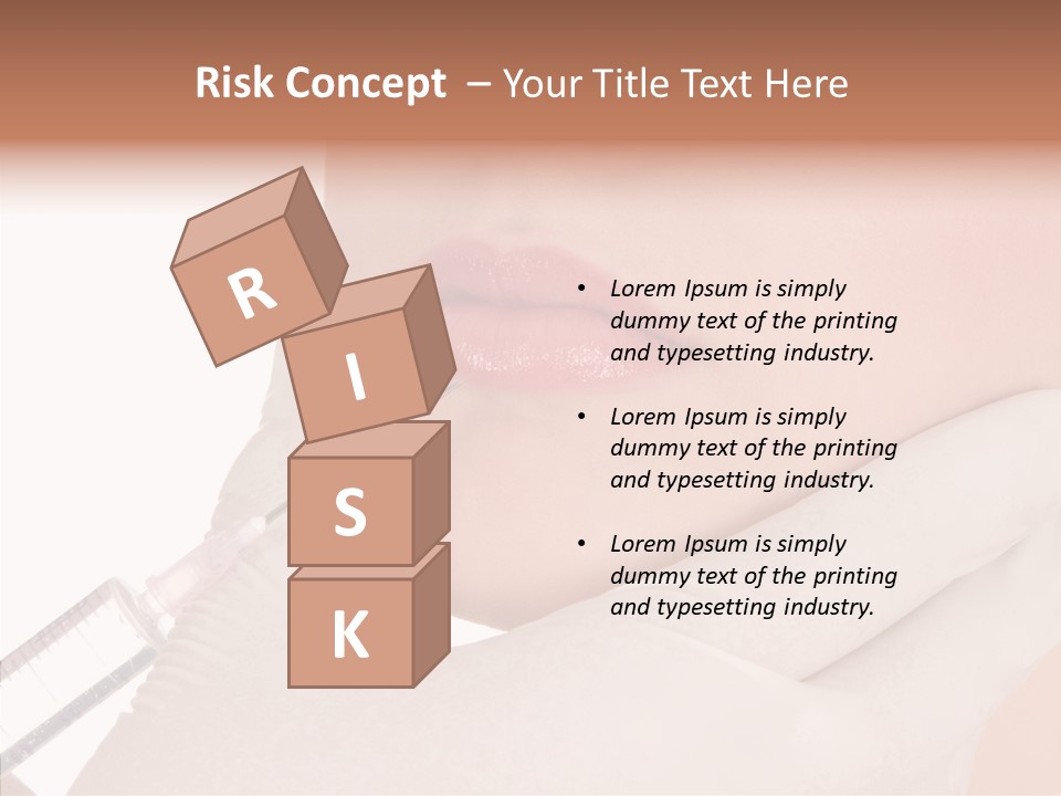 Aesthetic Lips Rejuvenation PowerPoint Template