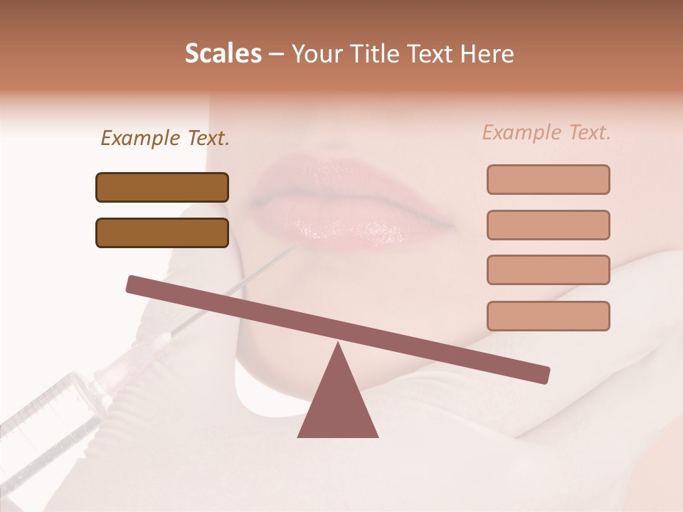 Aesthetic Lips Rejuvenation PowerPoint Template