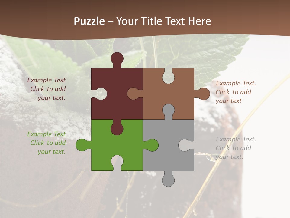 Leave Treat Dish PowerPoint Template