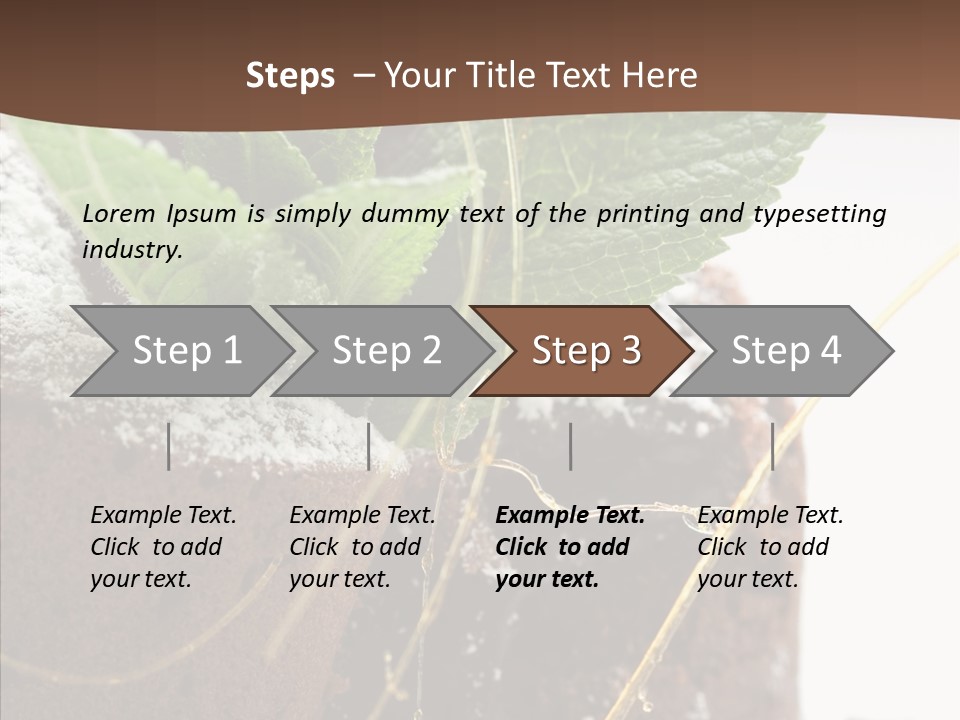 Leave Treat Dish PowerPoint Template