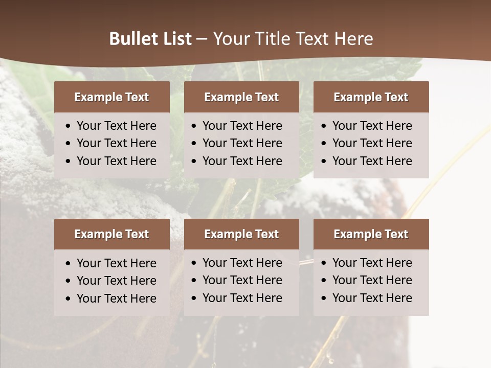 Leave Treat Dish PowerPoint Template
